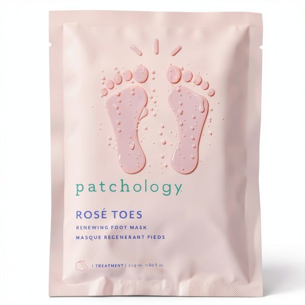 Rosé Toes Foot Mask Patchology Hydrating Rose Gold-6