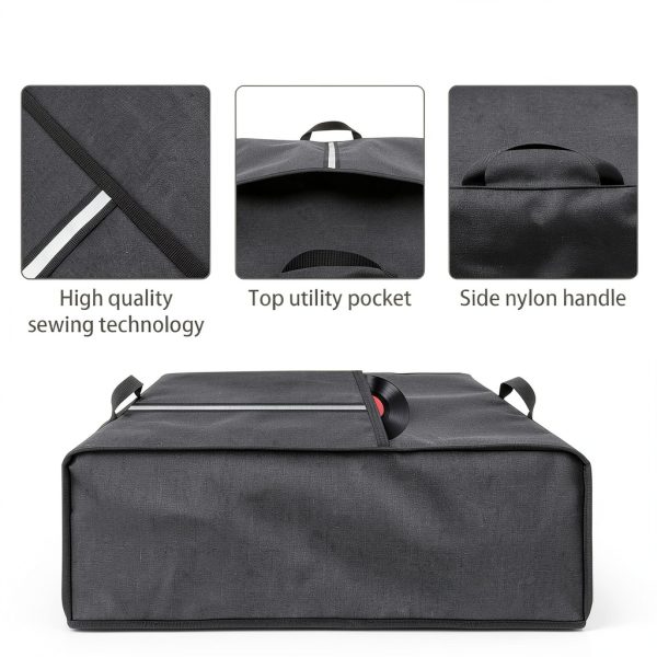 Kingshion DJ Turntable Dust Cover 600D Polyester-2