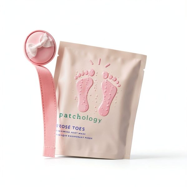 Rosé Toes Foot Mask Patchology Hydrating Rose Gold-7
