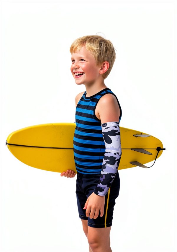 Kids Arm Sleeves DXGSHSA Polyester UV Protection-5